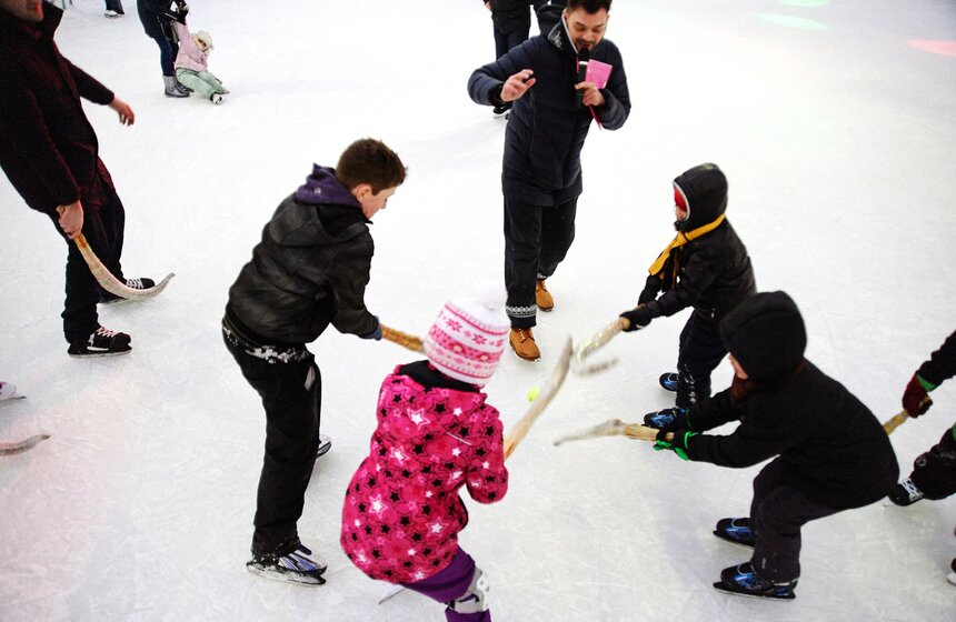В саду "Эрмитаж" прошли дни зимних видов спорта 4 фото