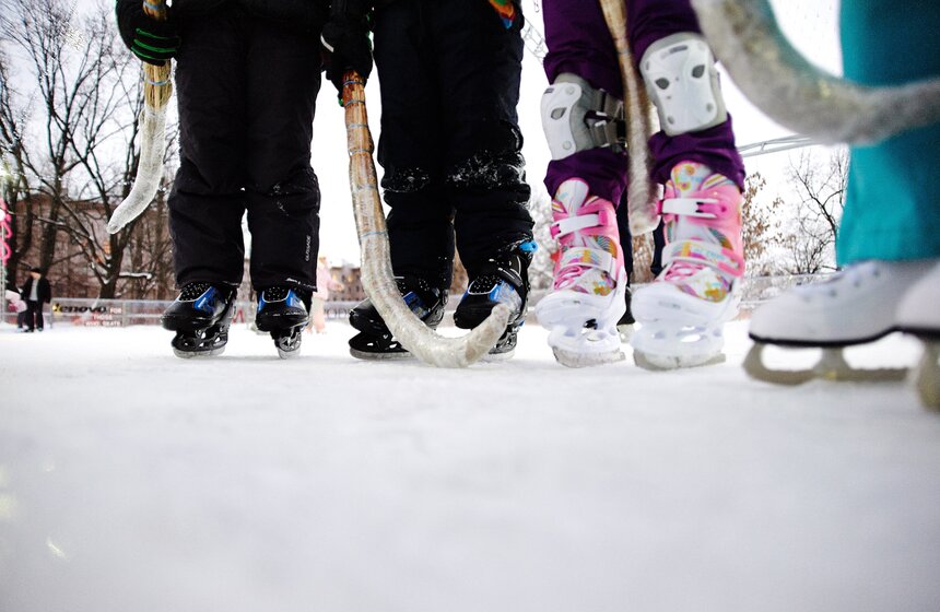 В саду "Эрмитаж" прошли дни зимних видов спорта 2 фото