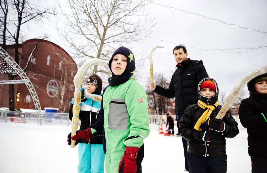 В саду "Эрмитаж" прошли дни зимних видов спорта 3 фото