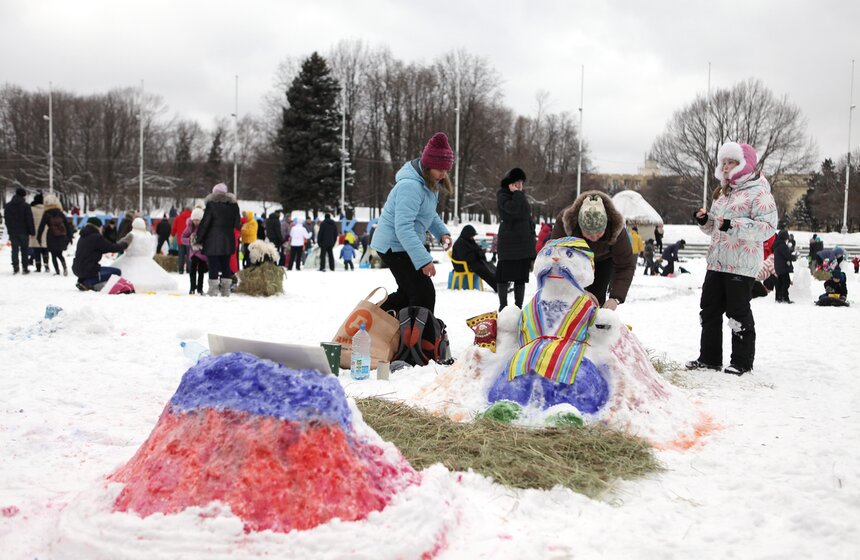 В столице прошла "Арт-битва снеговиков" 5 фото