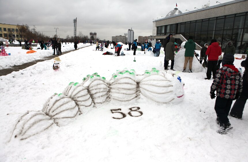 В столице прошла "Арт-битва снеговиков" 4 фото
