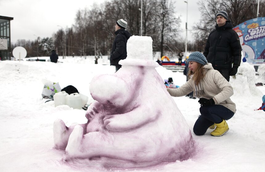 В столице прошла "Арт-битва снеговиков" 14 фото