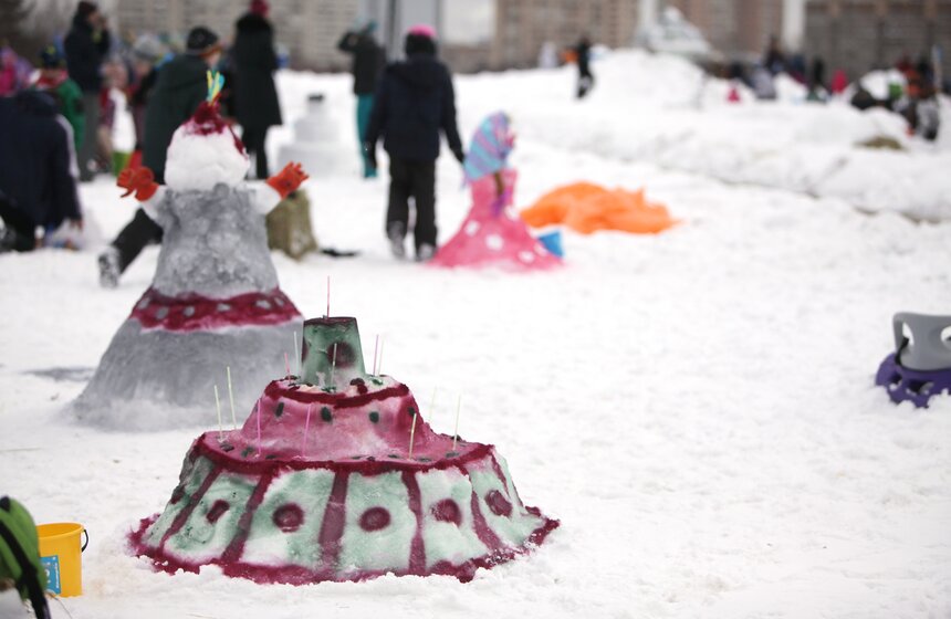 В столице прошла "Арт-битва снеговиков" 17 фото