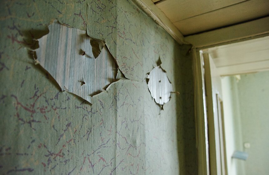 В районе Хорошево-Мневники снесли ветхую пятиэтажку 15 фото