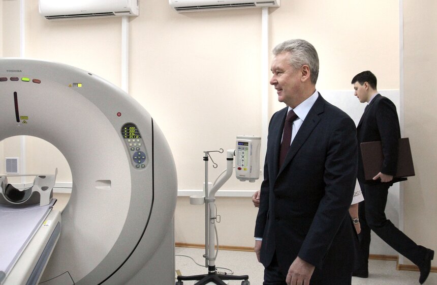 Сергей Собянин ознакомился с работой поликлиники №64 9 фото
