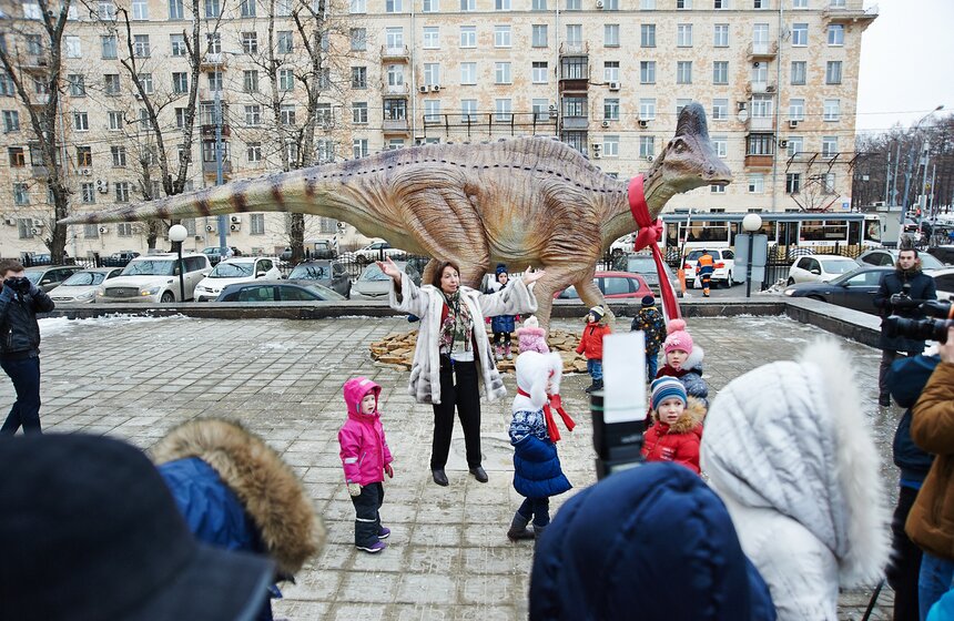 В Дарвиновском музее открыли скульптуру амурозавра 16 фото