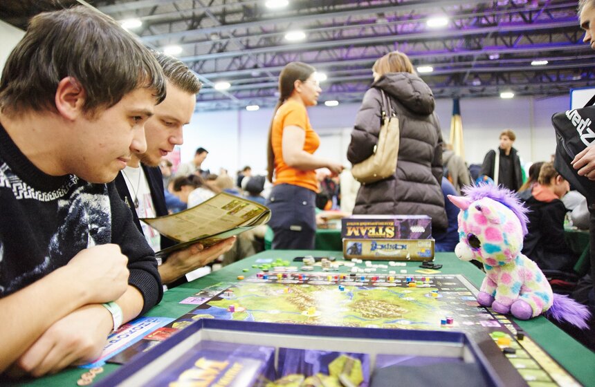 В Москве прошел фестиваль настольных игр "Игрокон" 13 фото
