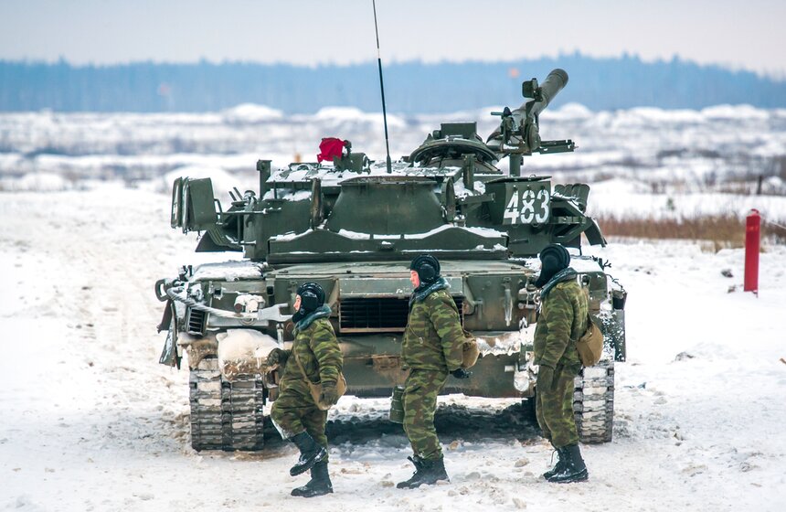 Боевые стрельбы Кантемировской танковой дивизии в Наро-Фоминске 4 фото