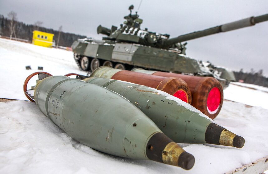 Боевые стрельбы Кантемировской танковой дивизии в Наро-Фоминске 8 фото