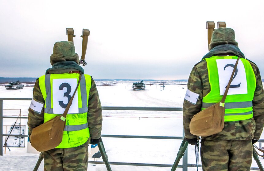 Боевые стрельбы Кантемировской танковой дивизии в Наро-Фоминске 17 фото