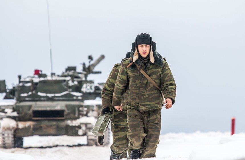 Боевые стрельбы Кантемировской танковой дивизии в Наро-Фоминске 26 фото