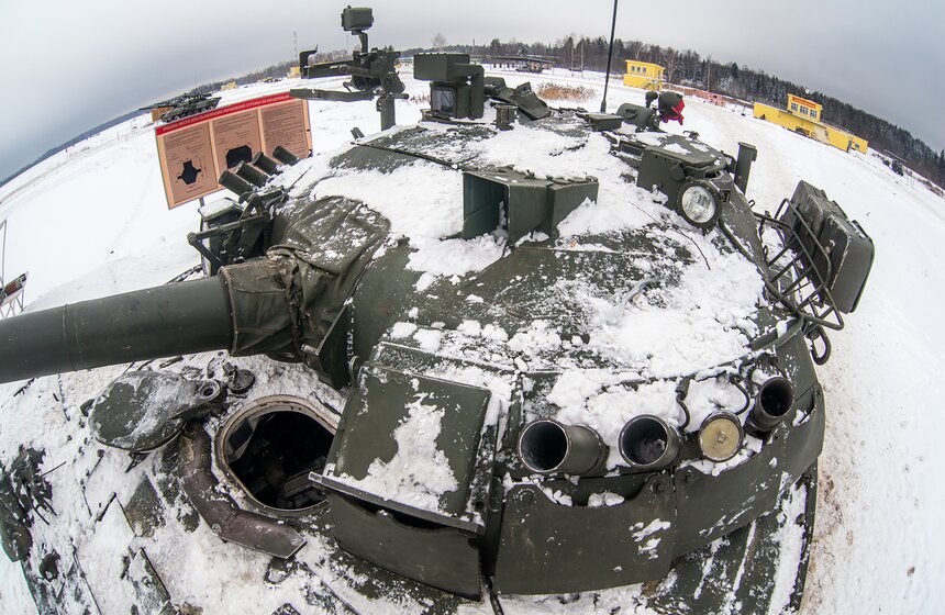 Боевые стрельбы Кантемировской танковой дивизии в Наро-Фоминске 25 фото