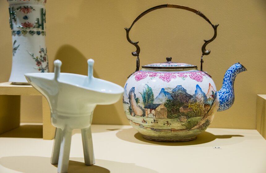 В музее Востока представили проект "Чай, вино, поэзия" 11 фото