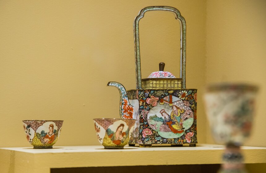 В музее Востока представили проект "Чай, вино, поэзия" 10 фото