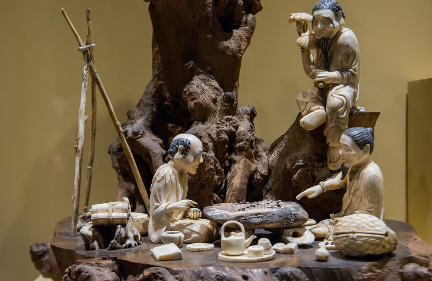 В музее Востока представили проект "Чай, вино, поэзия" 18 фото