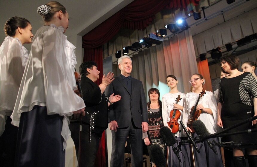 Сергей Собянин посетил новое здание музыкальной школы в СВАО 17 фото