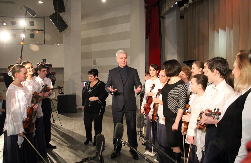 Сергей Собянин посетил новое здание музыкальной школы в СВАО 15 фото