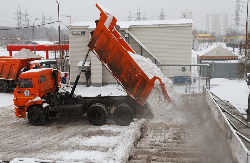 Как работают столичные снегоплавильные станции 5 фото