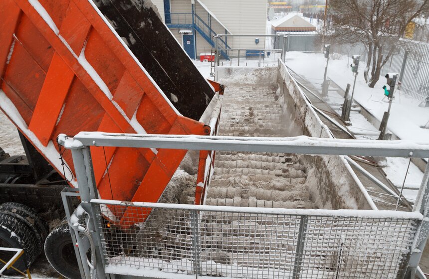 Как работают столичные снегоплавильные станции 1 фото