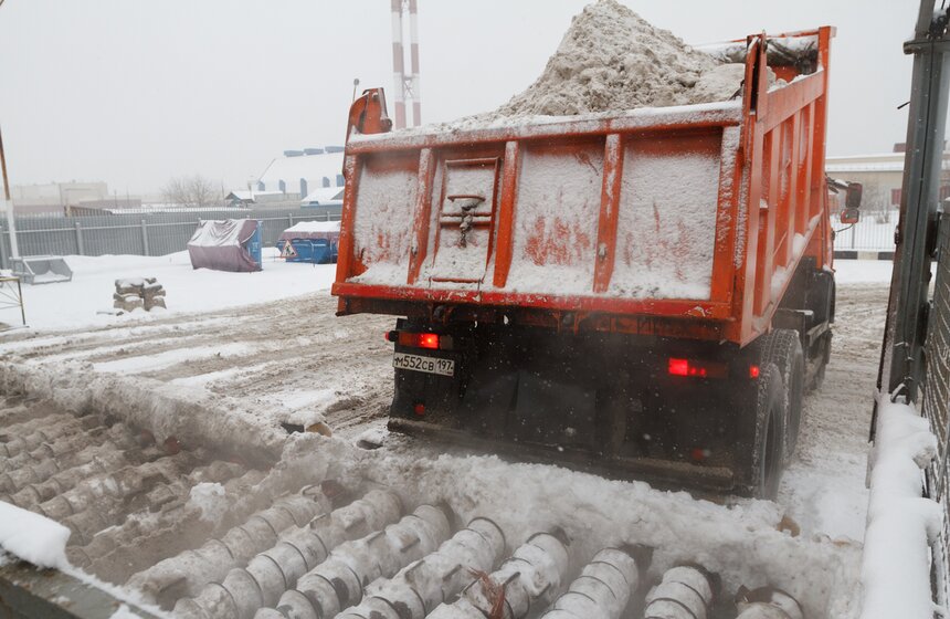 Как работают столичные снегоплавильные станции 8 фото