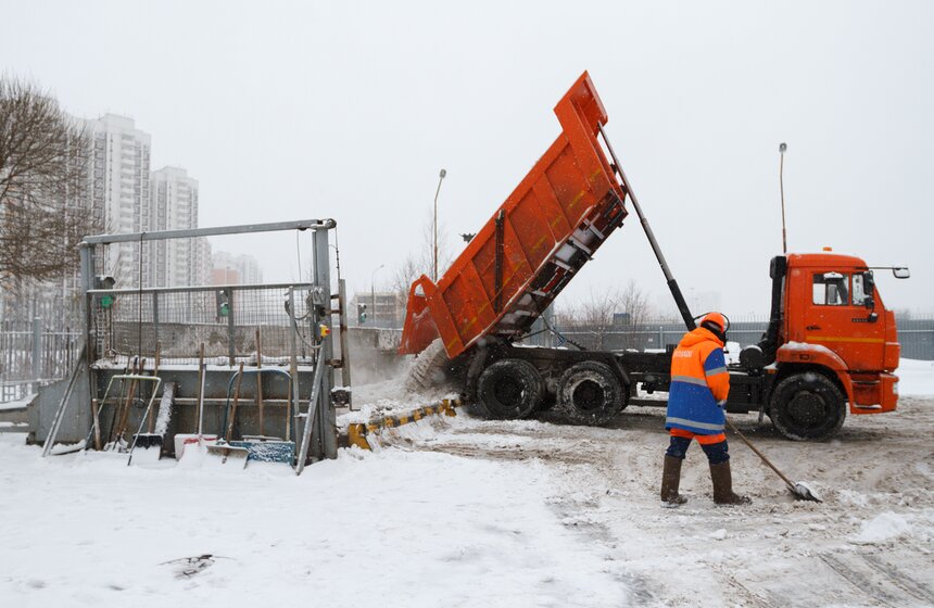 Как работают столичные снегоплавильные станции 13 фото