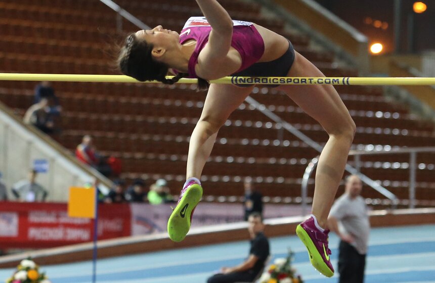 Соревнования по легкой атлетике "Русская зима" прошли в Москве 6 фото