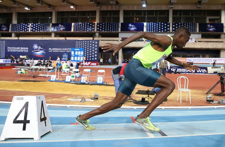 Соревнования по легкой атлетике "Русская зима" прошли в Москве 29 фото