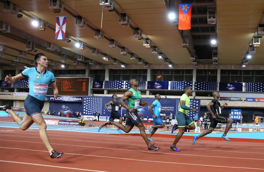 Соревнования по легкой атлетике "Русская зима" прошли в Москве 28 фото