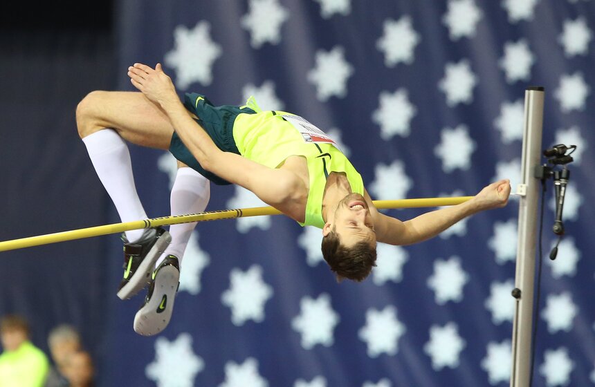 Соревнования по легкой атлетике "Русская зима" прошли в Москве 32 фото