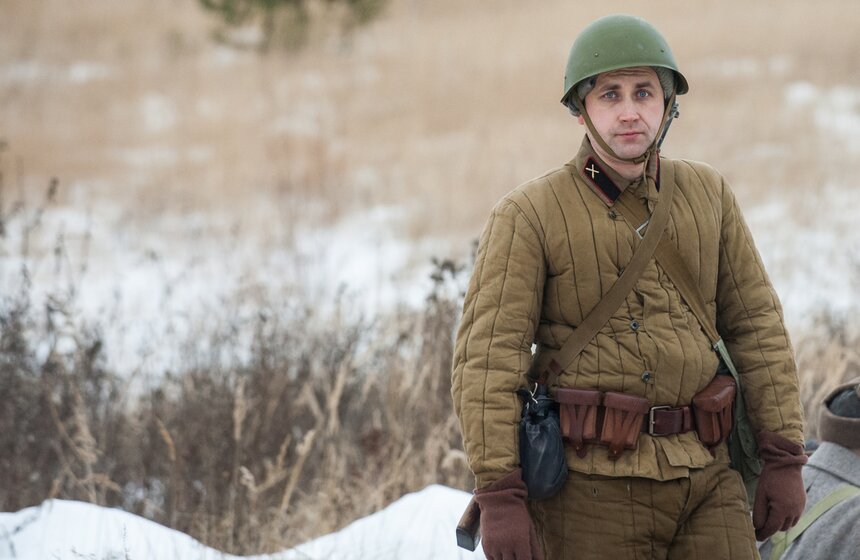 Военно-историческая реконструкция контрнаступления под Москвой 4 фото