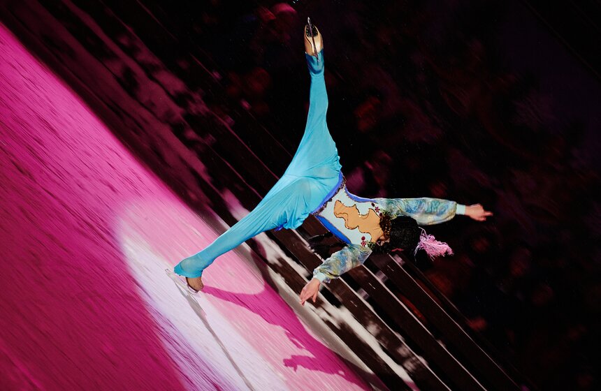 Каток на Пушкинской площади открылся спектаклем "Щелкунчик" 15 фото