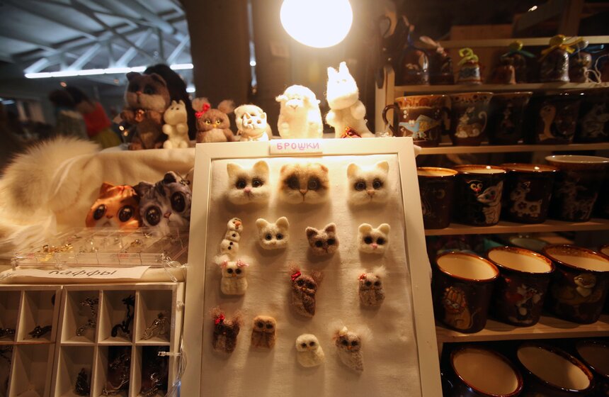 На "Флаконе" открылась рождественская ярмарка 9 фото