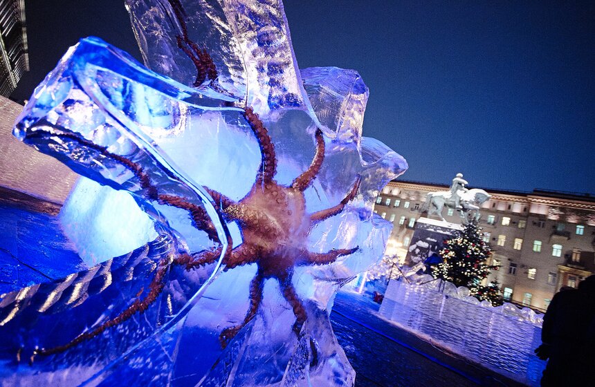 Москва готовится к открытию фестиваля "Путешествие в Рождество" 29 фото