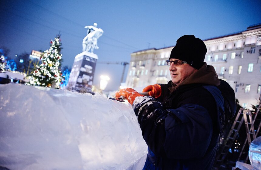 Москва готовится к открытию фестиваля "Путешествие в Рождество" 21 фото