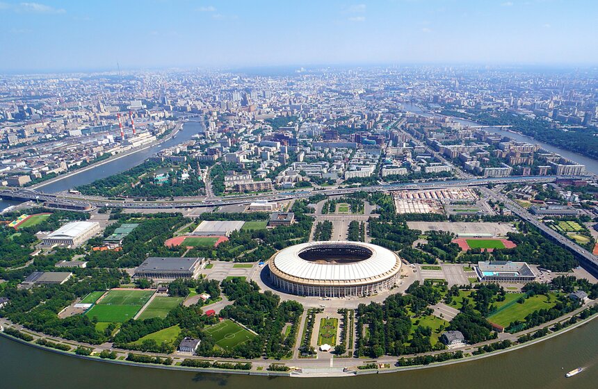 Как проходит реконструкция стадиона "Лужники" 1 фото