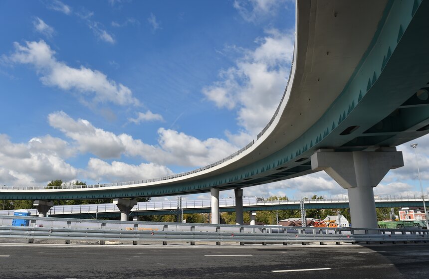Открыта эстакада с улицы Перовской на Северо-Восточную хорду 4 фото