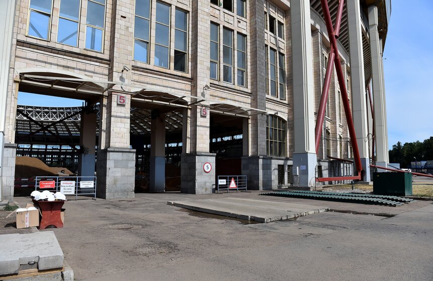 Как проходит реконструкция стадиона "Лужники" 10 фото