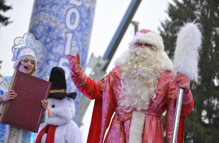 В Рузском районе Подмосковья срубили главную елку страны 5 фото