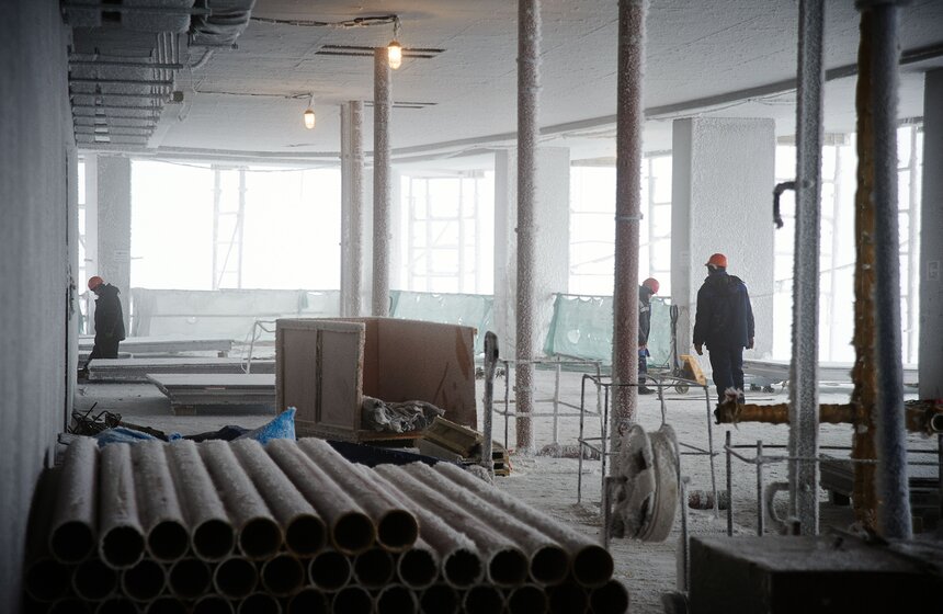 На башне "Восток" залили последний бетонный куб 6 фото