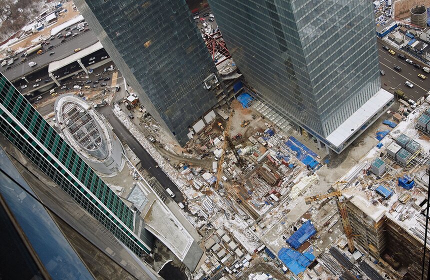 На башне "Восток" залили последний бетонный куб 21 фото