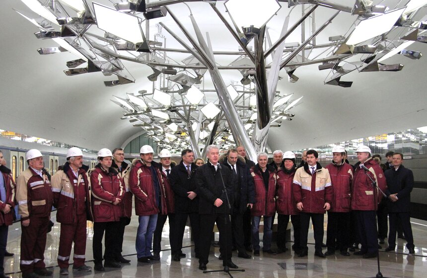 Открылась станция метро "Тропарево" 12 фото