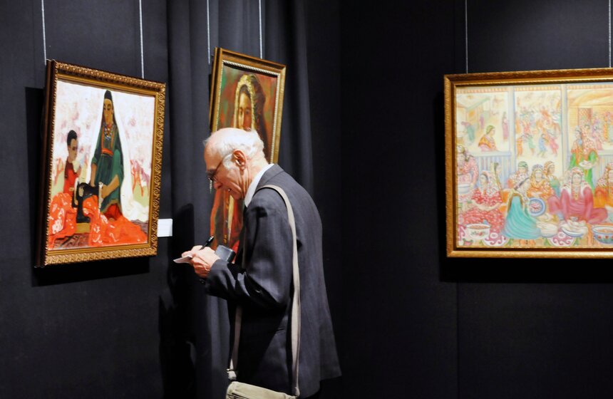 В Музее Востока открылась выставка туркменской живописи 7 фото