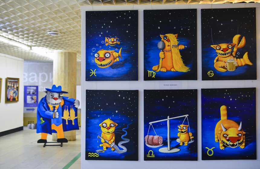 В ЦДХ открылась третья персональная выставка Васи Ложкина 2 фото