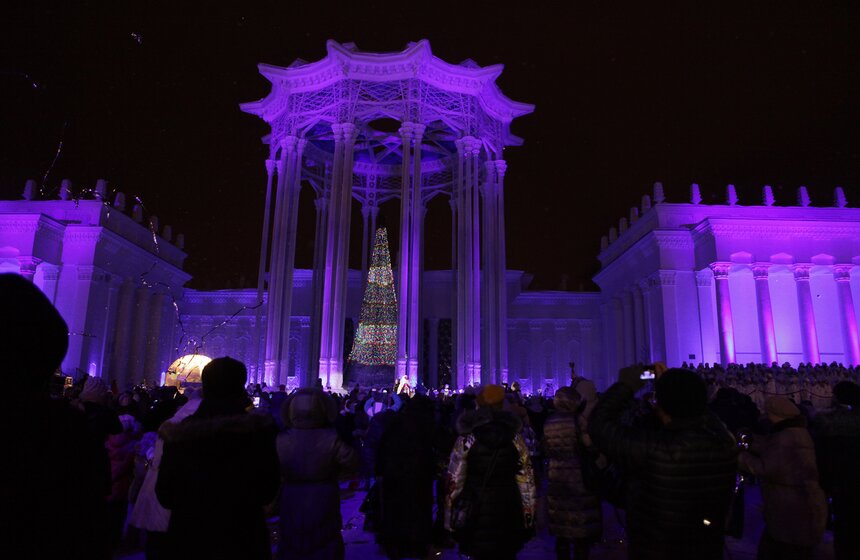 Сергей Собянин поприветствовал главного Деда Мороза на ВДНХ 13 фото