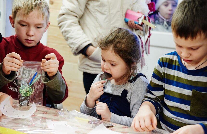 В "Городе гномов" прошли "сладкие" мастер-классы для детей 24 фото