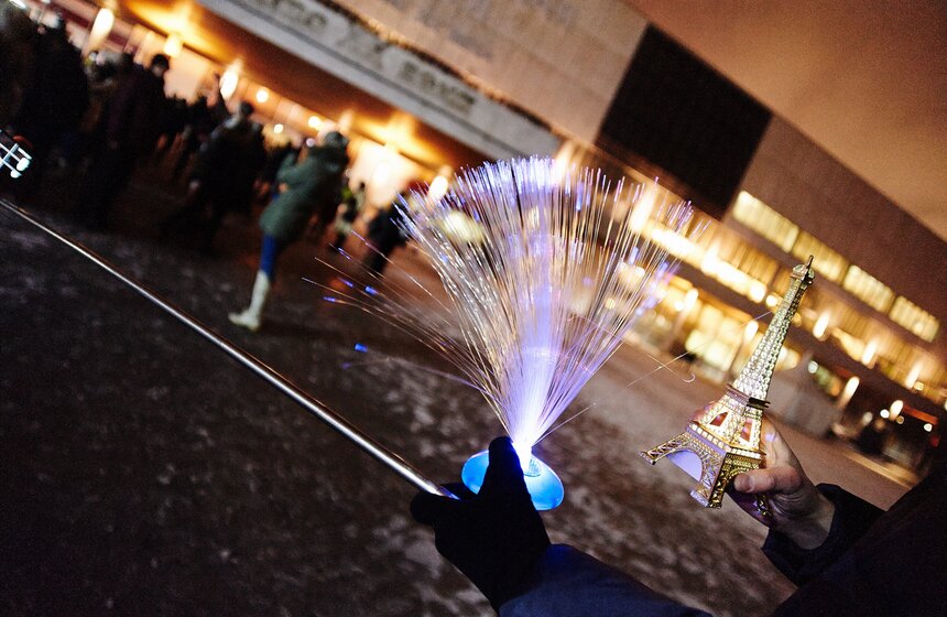 В МУЗЕОНе прошел флешмоб "Mp3 Эксперимент" 14 фото