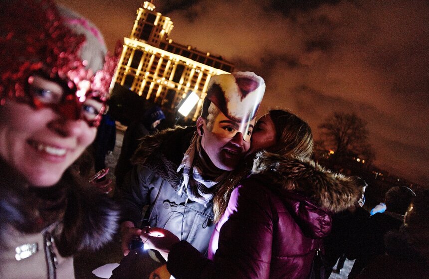 В МУЗЕОНе прошел флешмоб "Mp3 Эксперимент" 18 фото