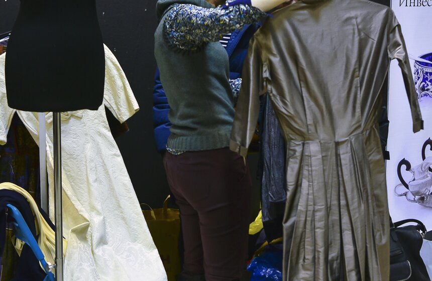 Новогодний блошиный рынок прошел в Музее Москвы 16 фото