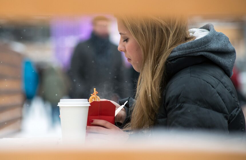 Новогодние праздники в Парке Горького 8 фото