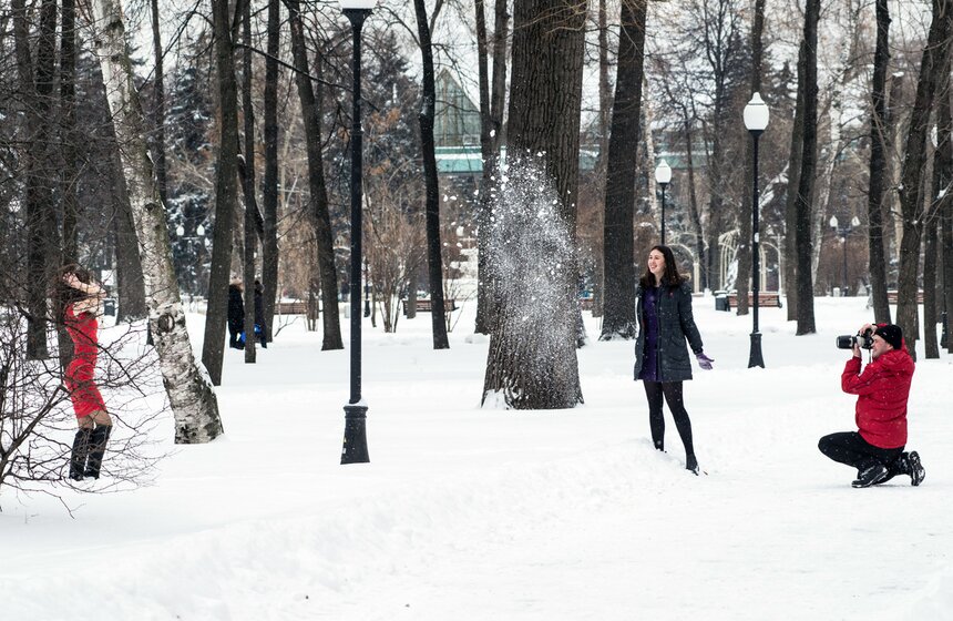 Новогодние праздники в Парке Горького 4 фото